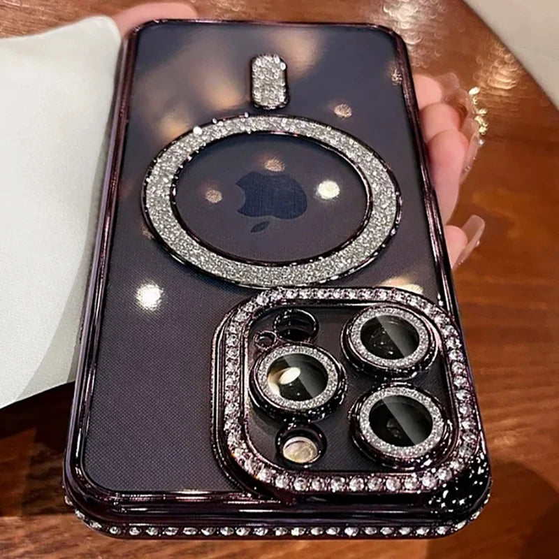 Glitter Diamond Magsafe Case - iPhone 11-16 Pro Max