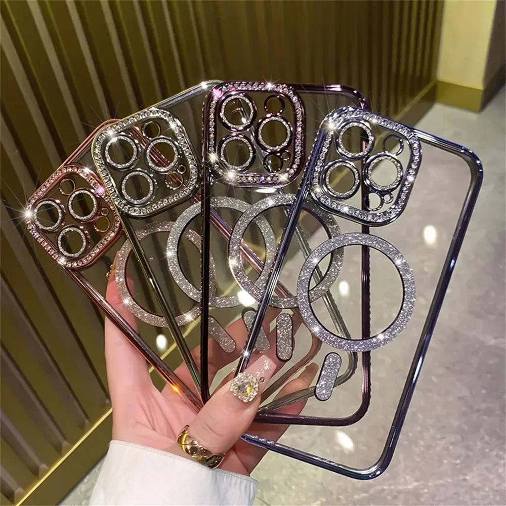 Glitter Diamond Magsafe Case - iPhone 11-16 Pro Max
