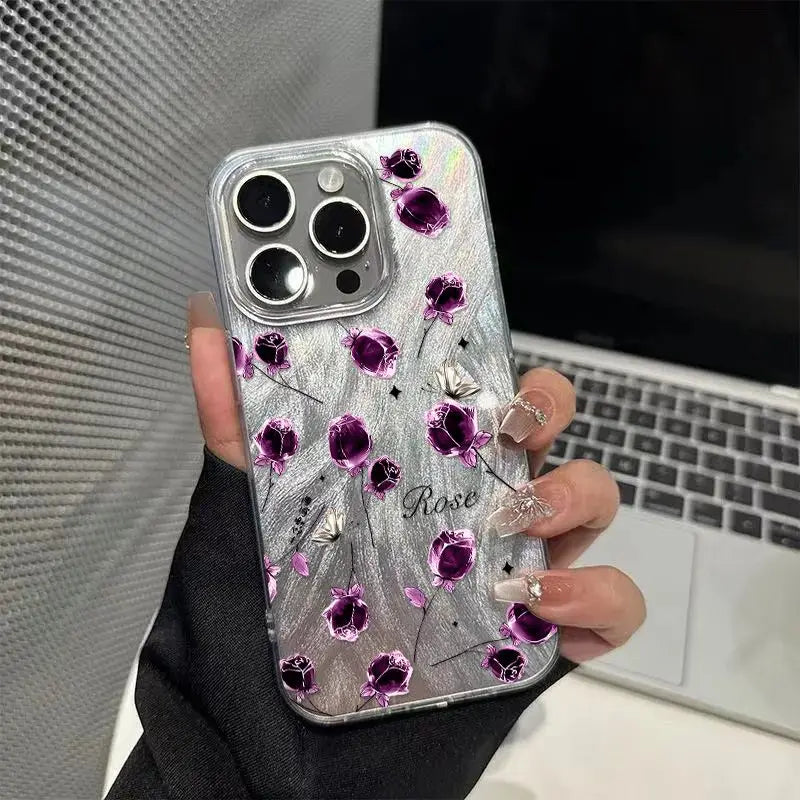 Pink Love Heart Shockproof Case - iPhone 6-15 SE2