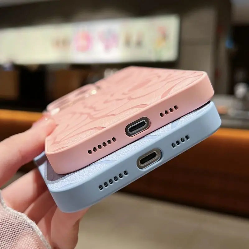 Camellia Flower Leather Case - iPhone 13-16 Pro Max