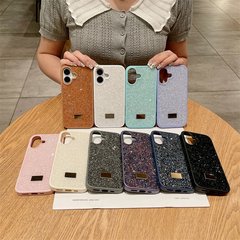 Shiny Diamond Rubber Case - iPhone 11-16