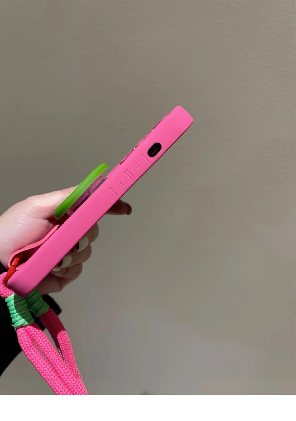 Mirror Strap Shockproof Case - iPhone 7-15 Pro Max