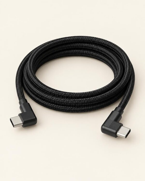 Right Angle Gaming USB-C Cable