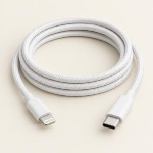 Braided Lightning to USB-C Cable